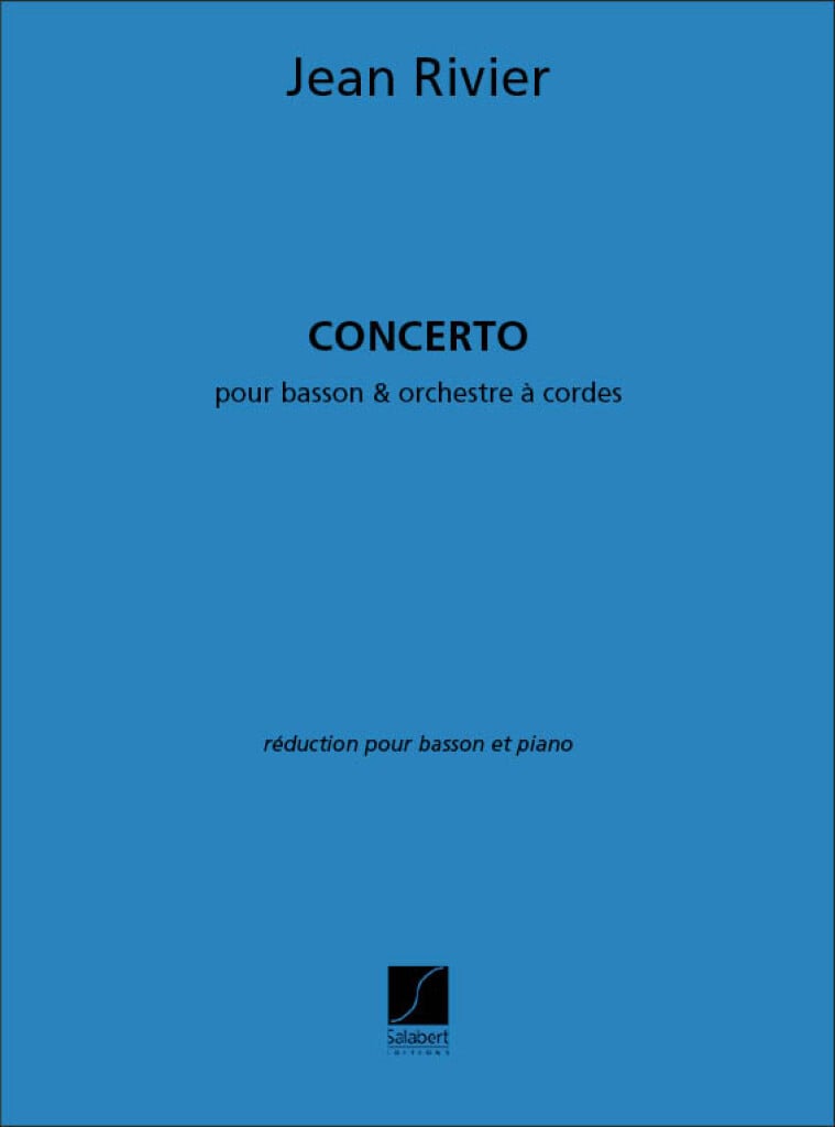 Concerto Basson-Piano Reduction